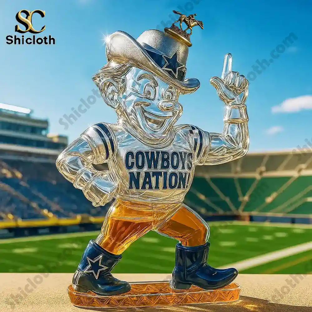 Dallas Cowboys Nation Spirit Of The Star Whiskey Bottle Christmas Gift 6 Dallas Cowboys Nation Spirit Of The Star Whiskey Bottle Christmas Gift - Image 6