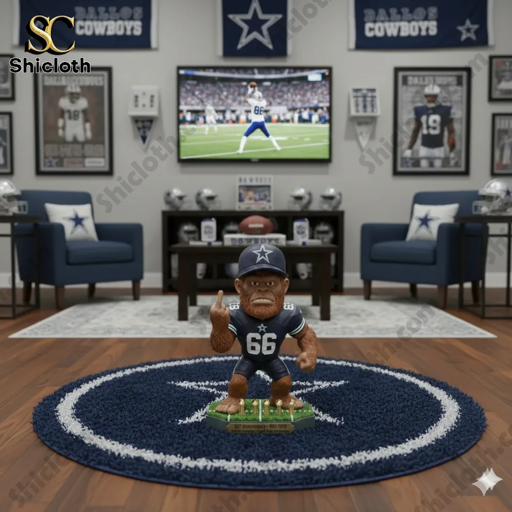 Dallas Cowboys mascot figure display room!