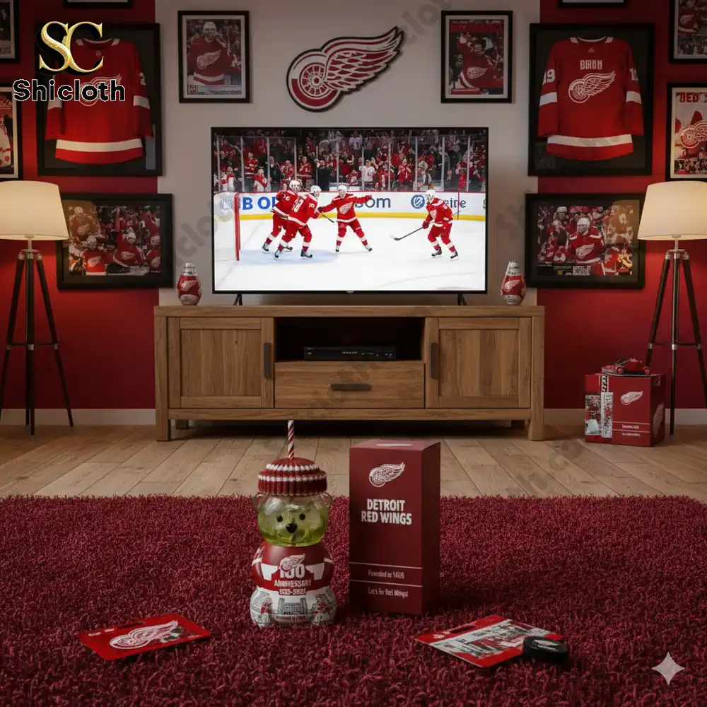 Detroit Red Wings 100th Anniversary Bear Cup