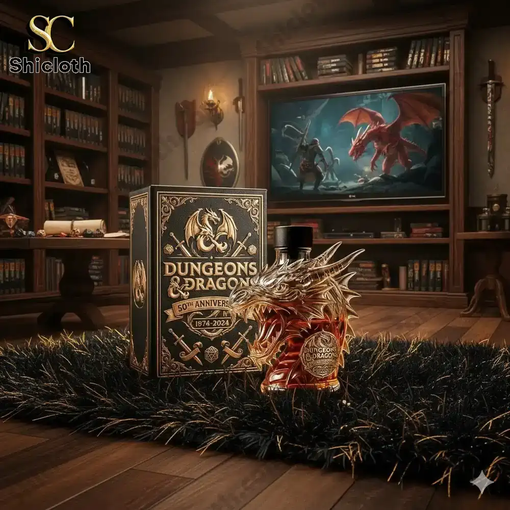 Dungeons And Dragons 50Th Anniversary Dragon Whiskey Bottle