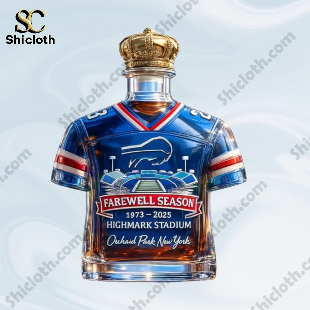 Buffalo Bills farewell season bottle close up!