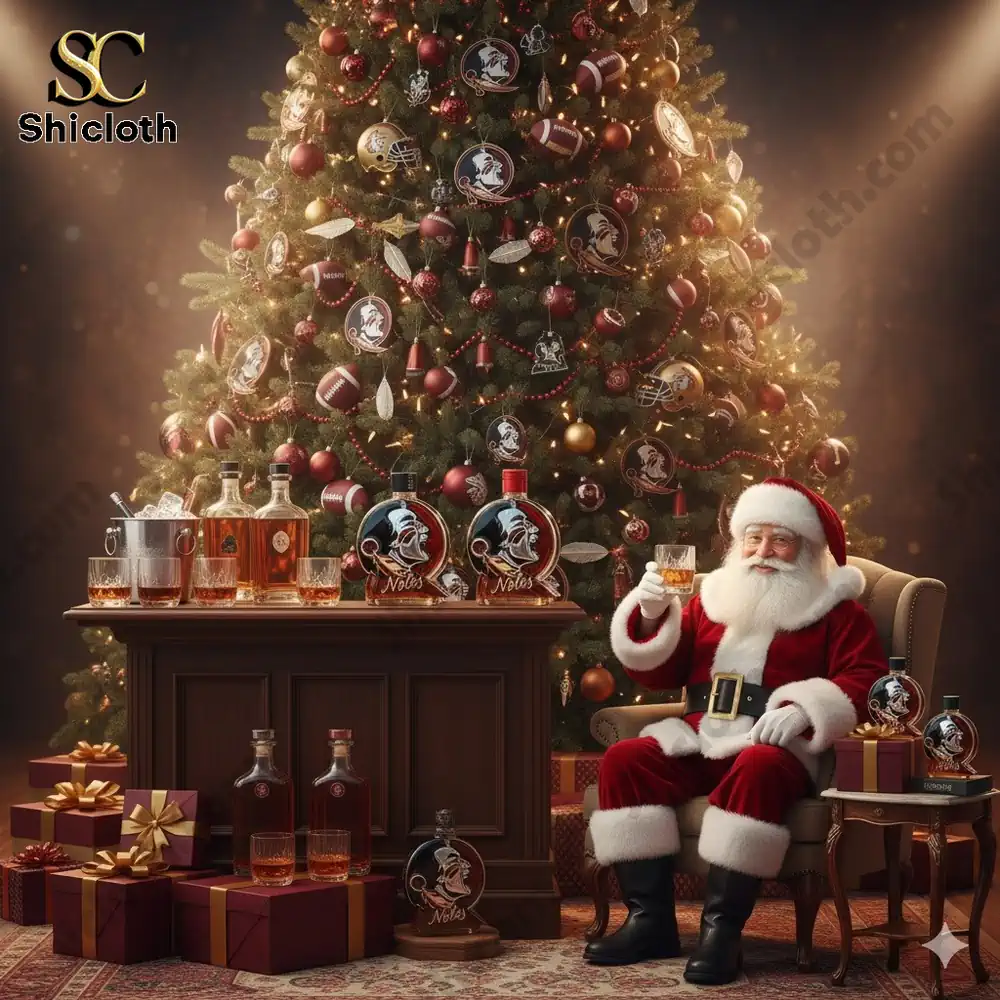 Florida State Seminoles Whiskey Bottle