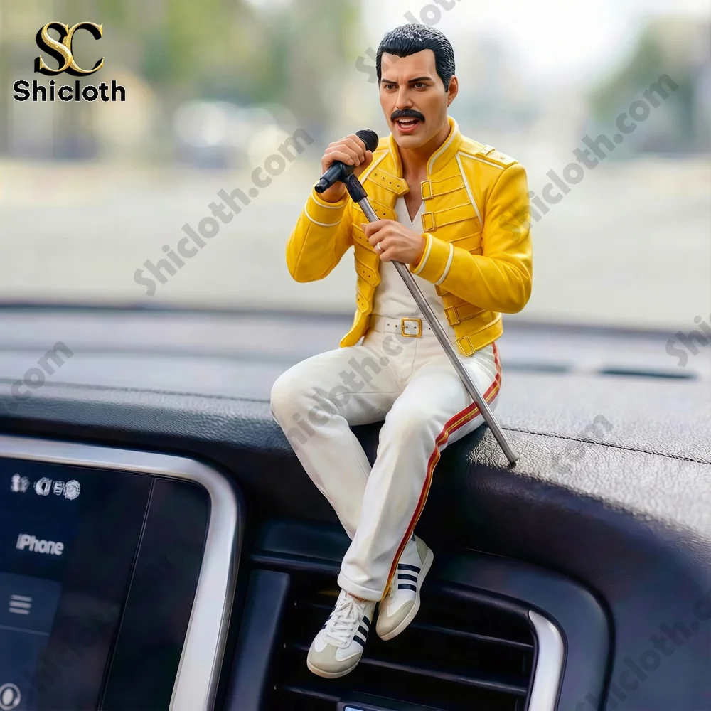 Alternative view of Freddie Mercury Desk Companion 3D Resin Figurine