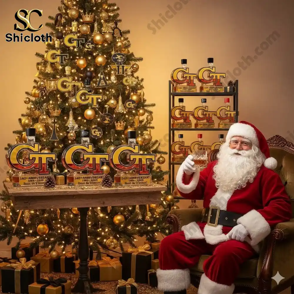 Georgia Tech Yellow Jackets 140th Anniversary?Whiskey Bottle