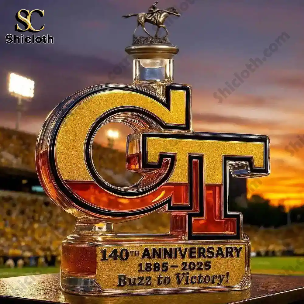 Georgia Tech Yellow Jackets 140th Anniversary?Whiskey Bottle Christmas Gift 5 Georgia Tech Yellow Jackets 140th Anniversary?Whiskey Bottle Christmas Gift - Image 5