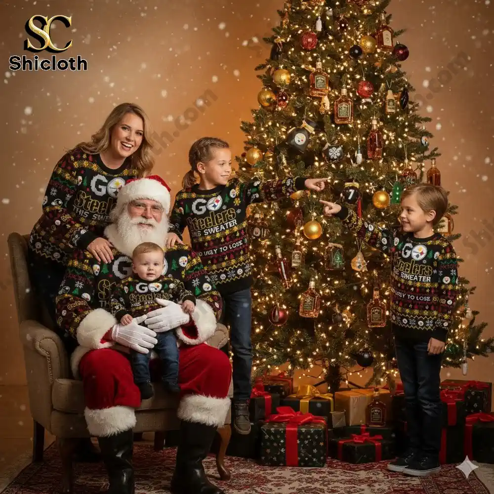 Go Steelers This Sweater Too Ugly To Lose Christmas Ugly Sweater