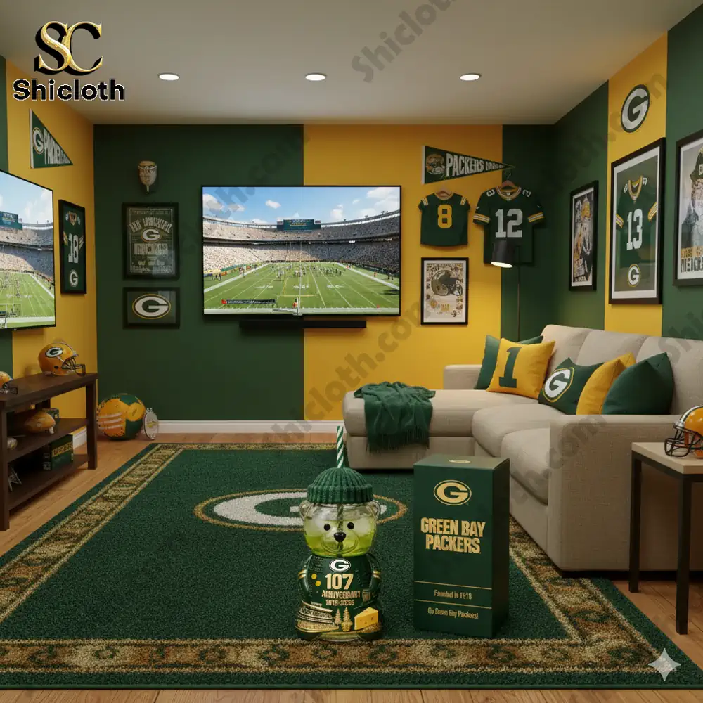 Green Bay Packers 1919-2026 Anniversary Bear Drinkware