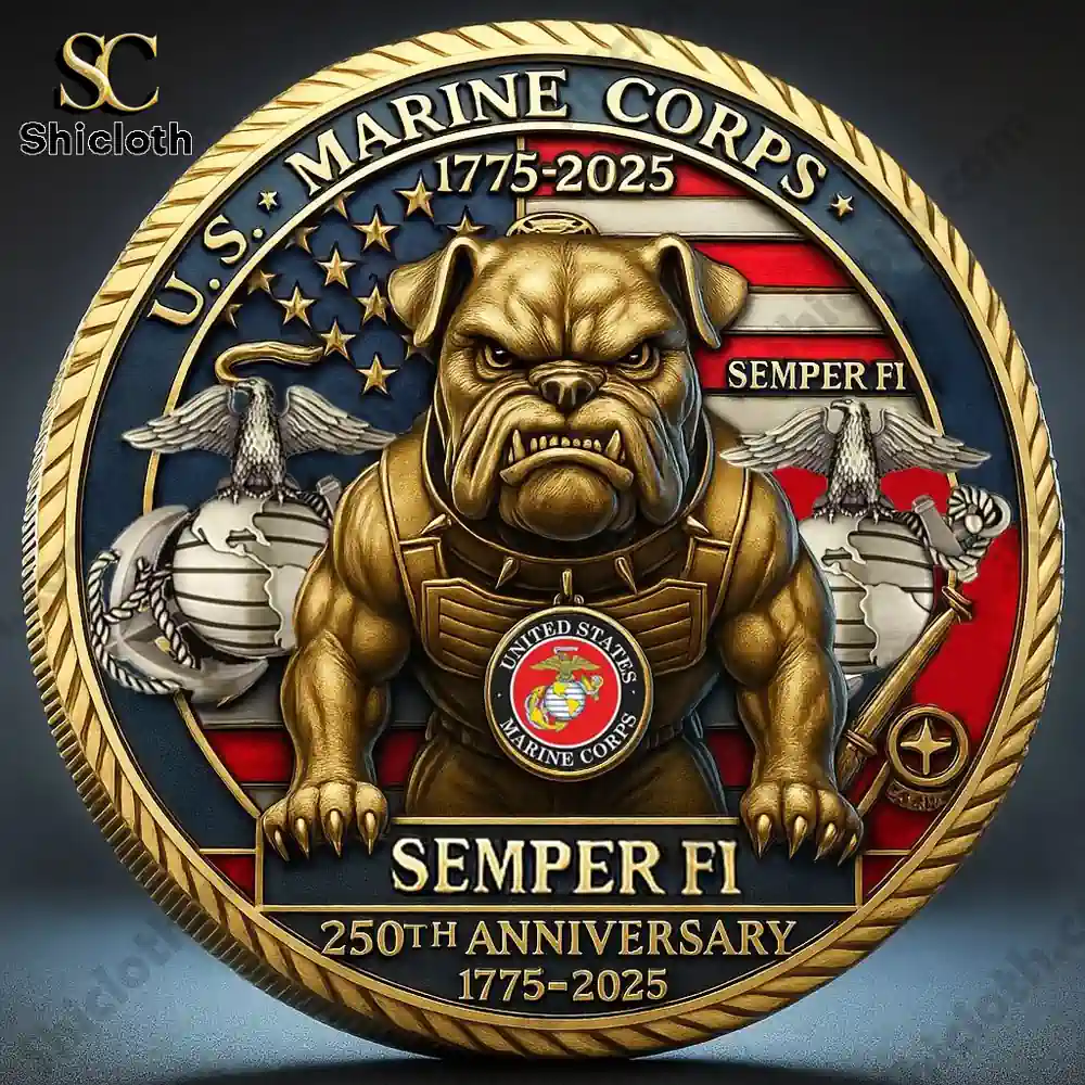 Happy 250th Birthday to the United States Marine Corps Coin