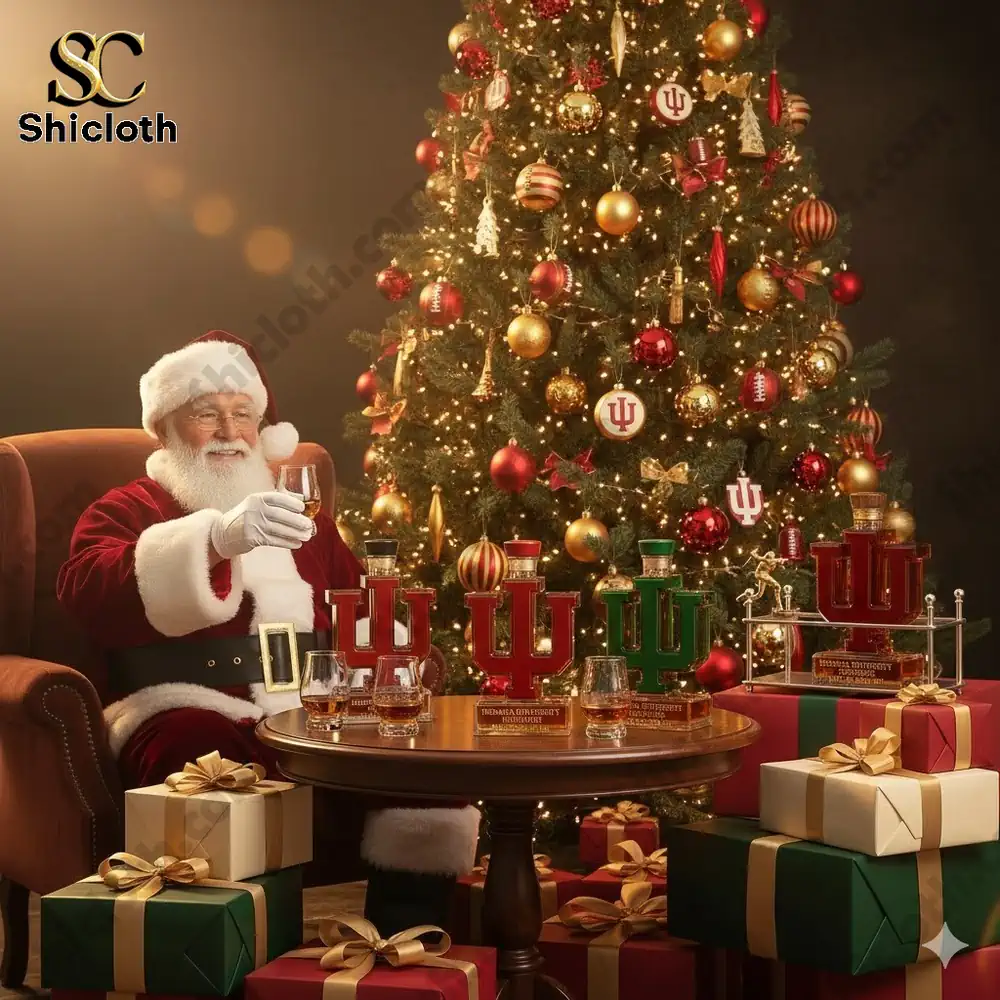 Indiana University Hoosiers Limited-Edition Whiskey Bottle