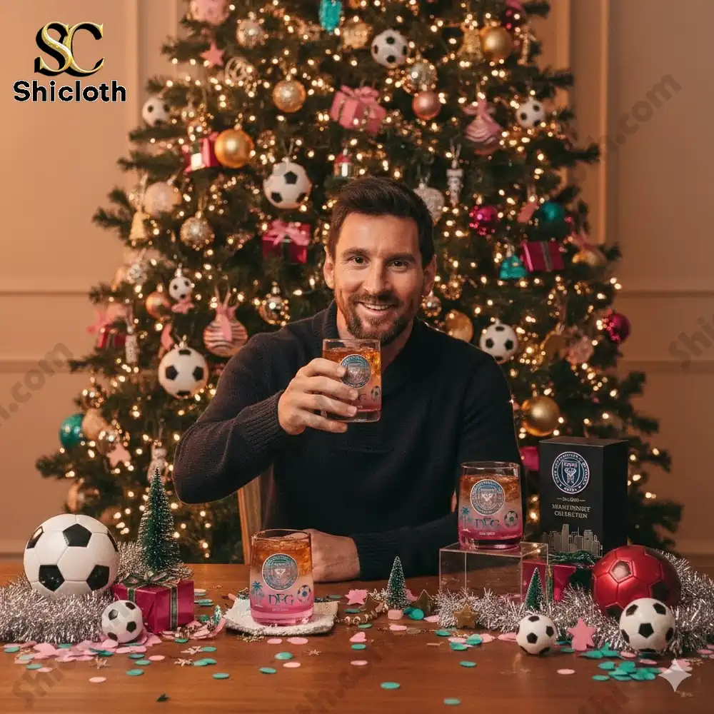 Inter Miami CF MLS Whiskey Glass Christmas Gift