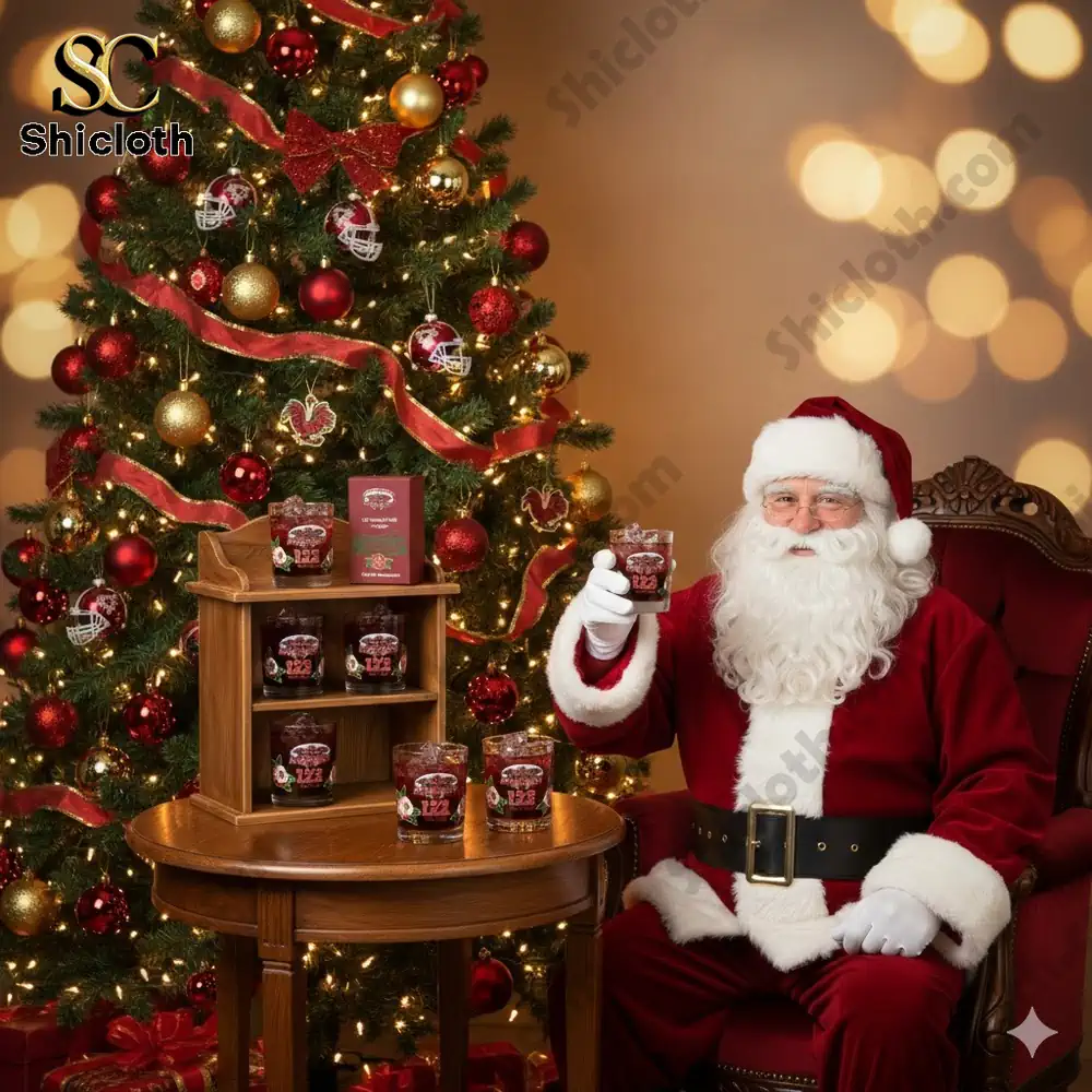 JSU Gamecocks 122nd Anniversary Whiskey Glass Christmas Gift