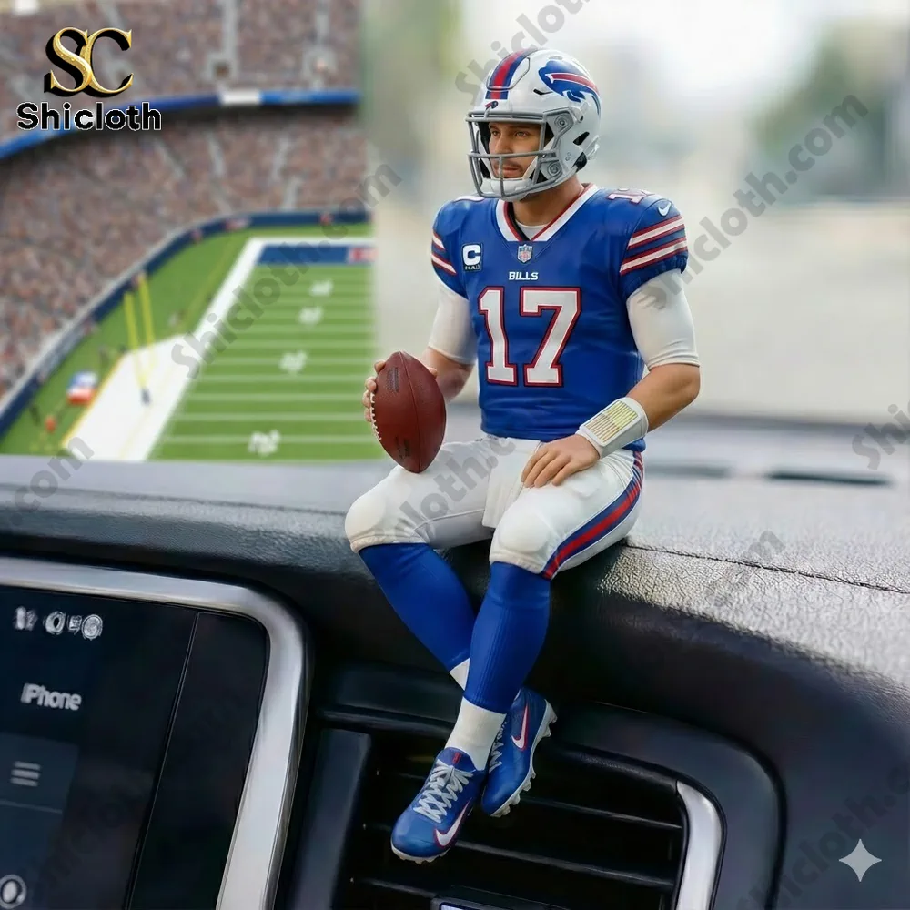 Alternative view of Josh Allen Desk Companion Resin Pop Figure Doll