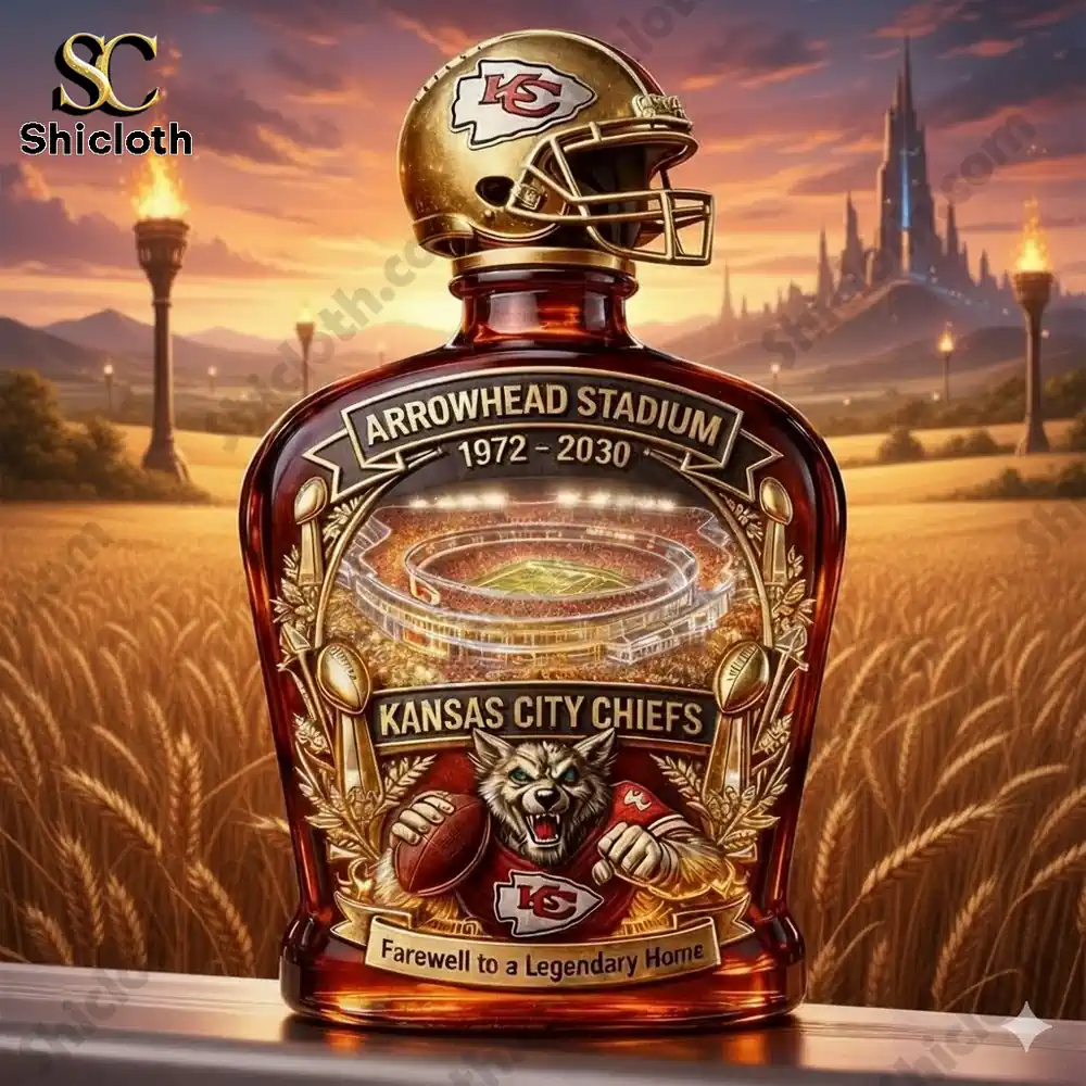 Demogorgon Sculpted Whiskey Glass 194 Kansas City Chiefs whiskey decanter artistic background!