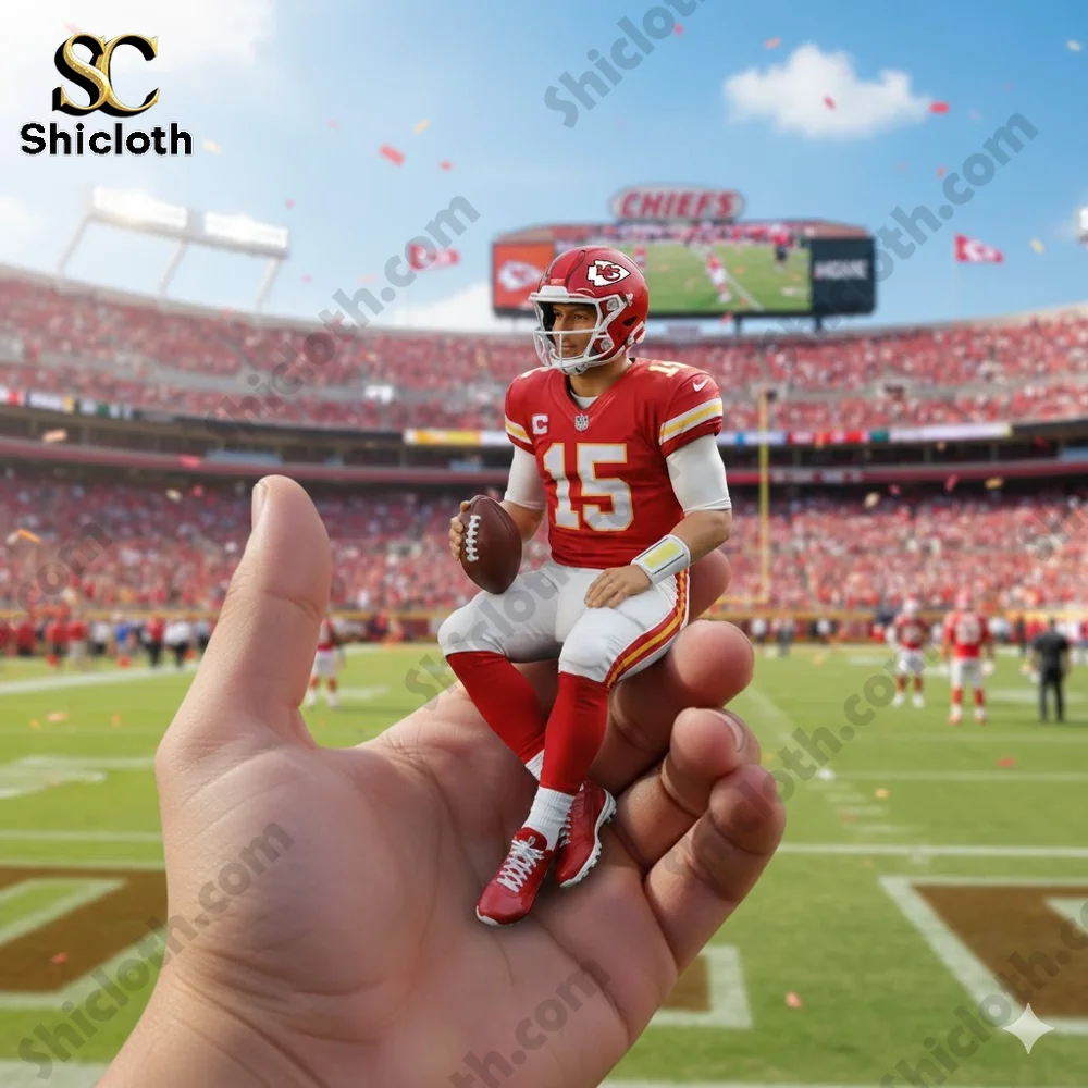 Kansas City Chiefs No.15 mini player Desk Companion 3D Resin Figurine