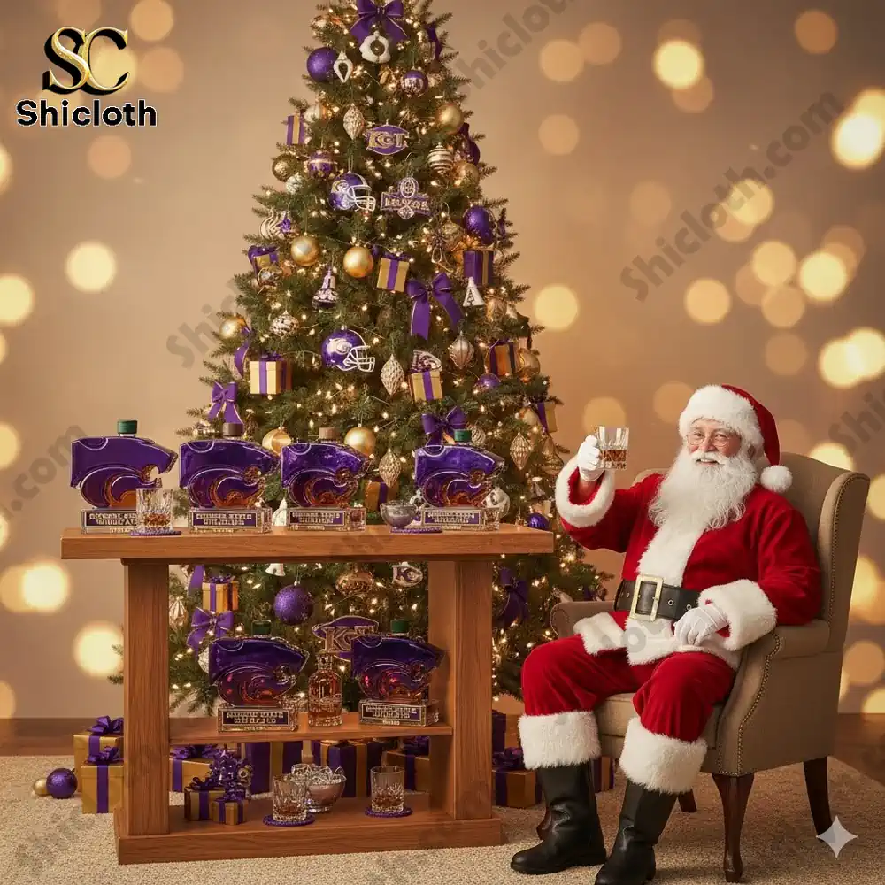 Kansas State Wildcats Limited-Edition Whiskey Bottle