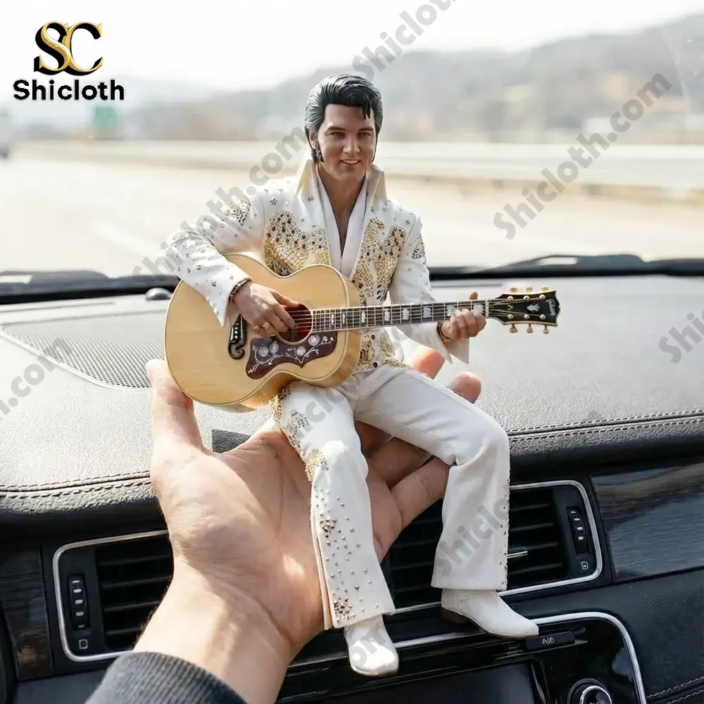 Alternative view of King of Rock Desk Companion 3D Resin Figurine