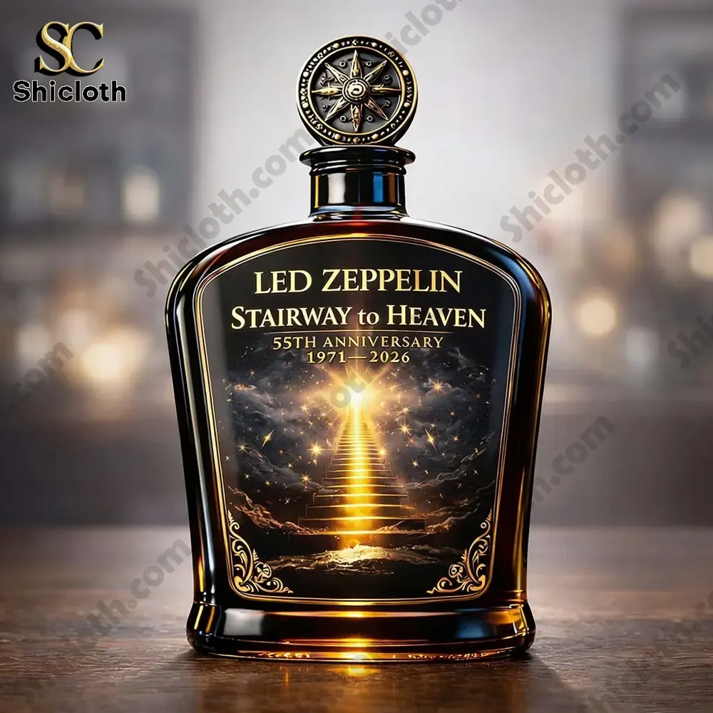 Led Zeppelin Stairway to Heaven 55th Anniversary Whiskey Bottle