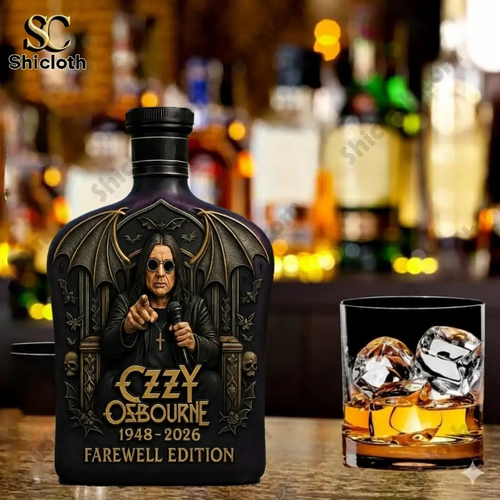 Alternative view of Limited Edition Ozzy Osbourne 1948-2026 Farewell Whiskey Bottle