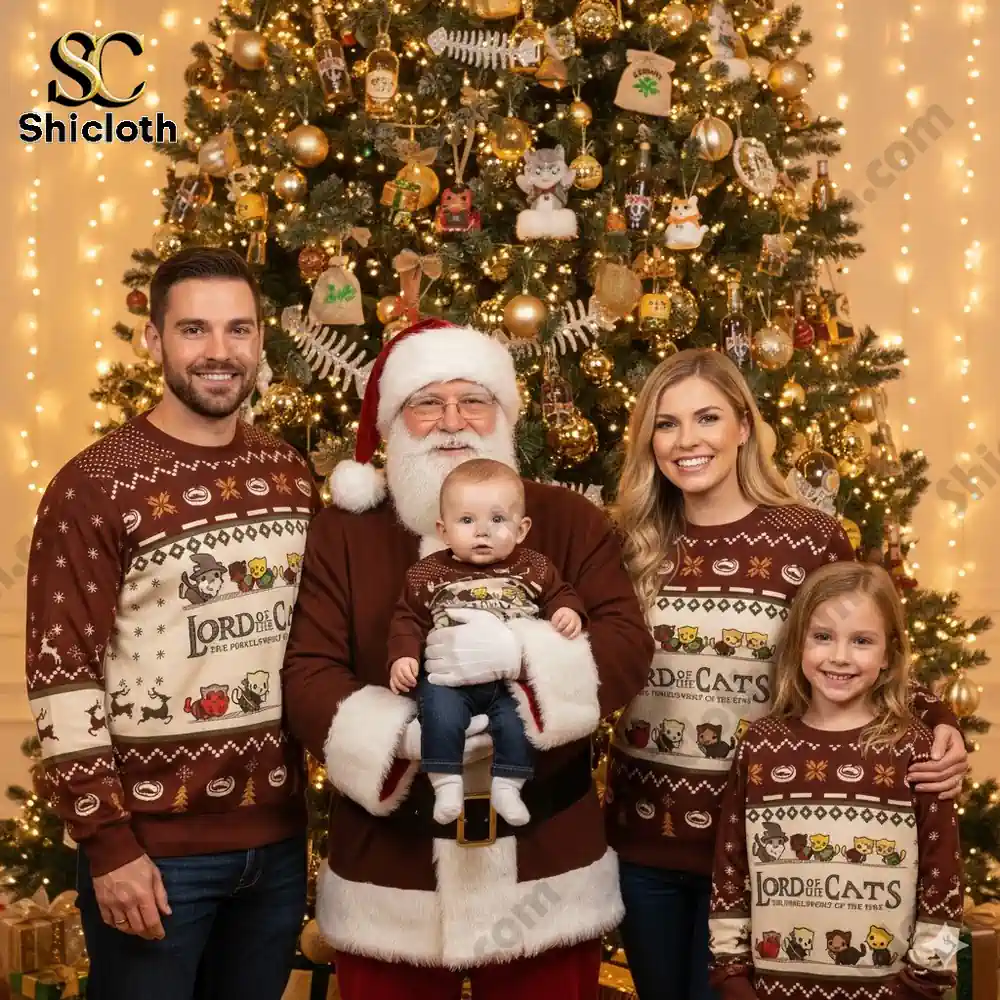 Lord Of The Cat Ugly Christmas Sweater