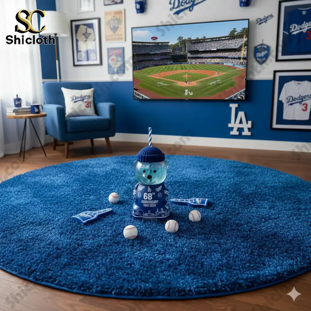 Los Angeles Dodgers 68th Anniversary Bear Cup