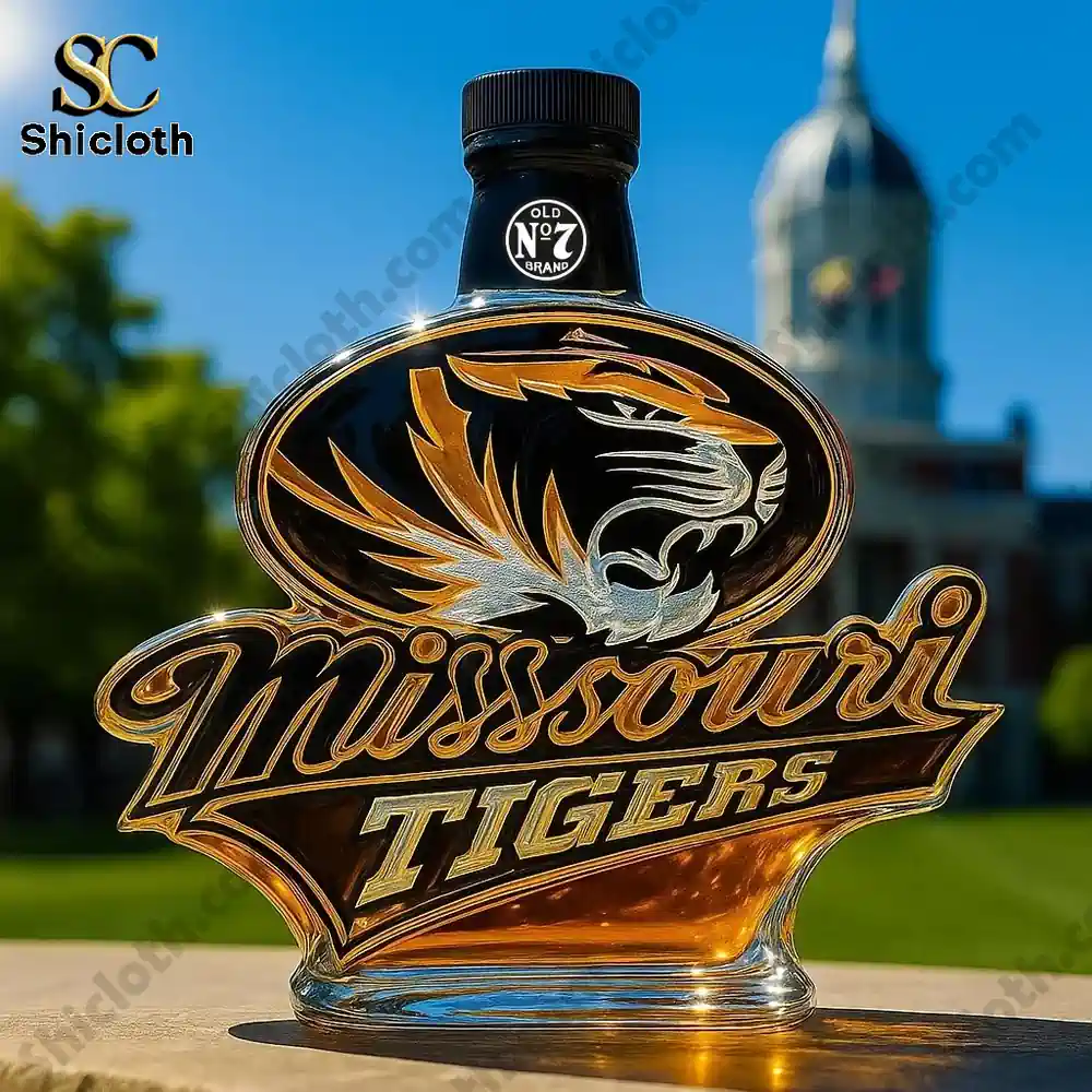 Missouri Tigers Whiskey Bottle Christmas Gift 4 Missouri Tigers Whiskey Bottle Christmas Gift - Image 4