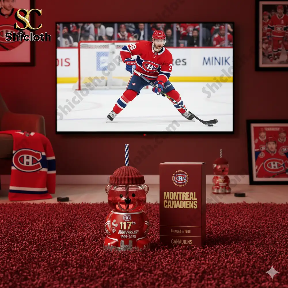 Montreal Canadiens 117th Anniversary Bear Bottle