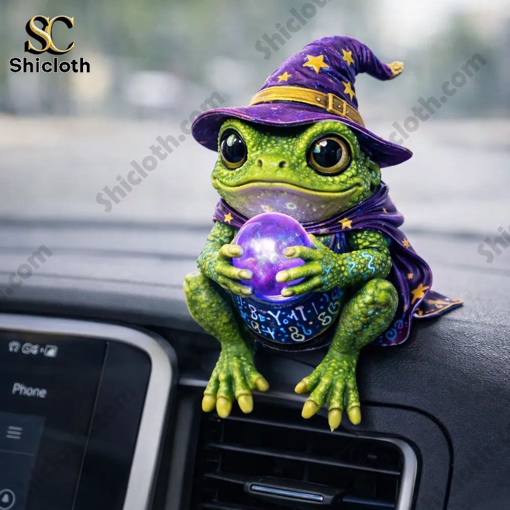Alternative view of Mystic Luck Frog Desk Companion 3D Resin Figurine