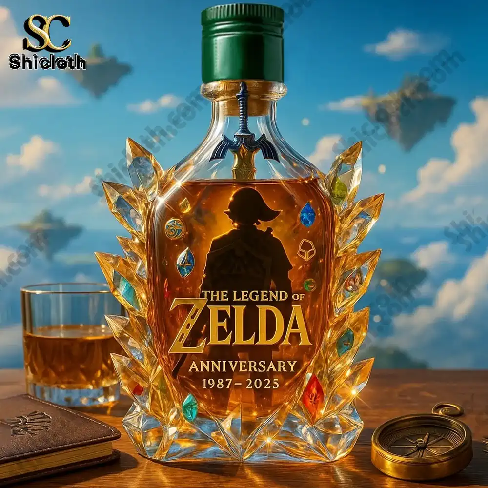 NEWEST The Legend Of Zelda 38th Anniversary Limited Edition Christmas Gift Whiskey Bottle 4 NEWEST The Legend Of Zelda 38th Anniversary Limited Edition Christmas Gift Whiskey Bottle - Image 4