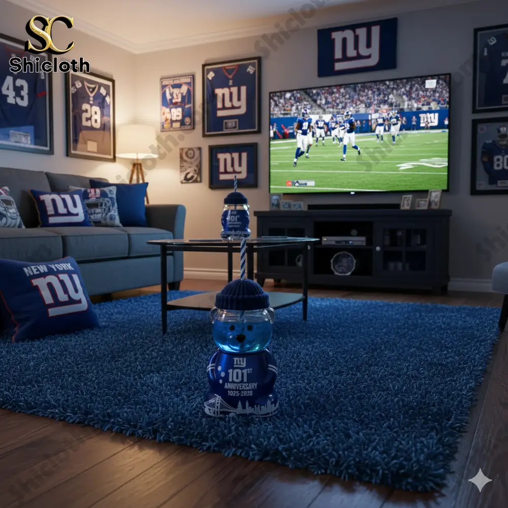 New York Giants 101st Anniversary Bear Drinkware