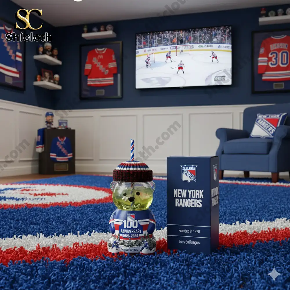 New York Rangers 100th Anniversary Bear Cup