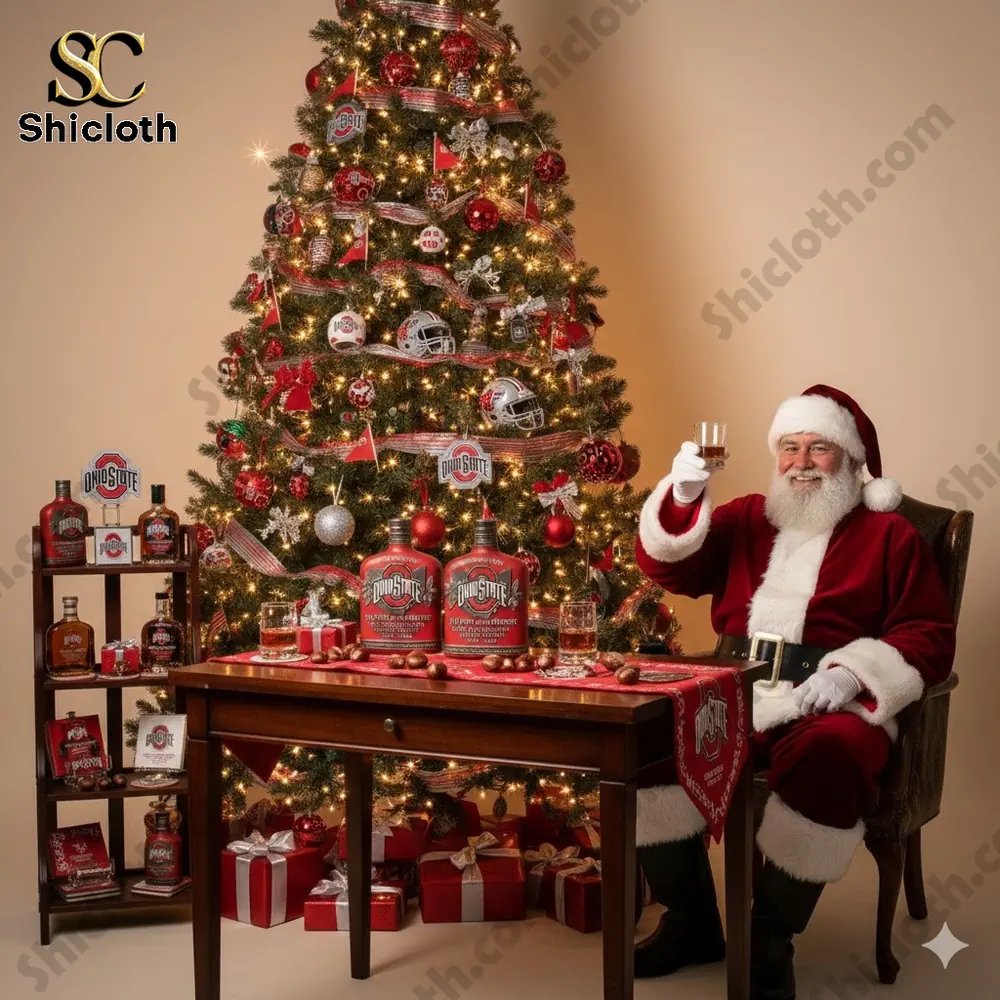 Ohio State Buckeyes The Pride Of The Midwest 155Th Anniversary Whiskey Bottle