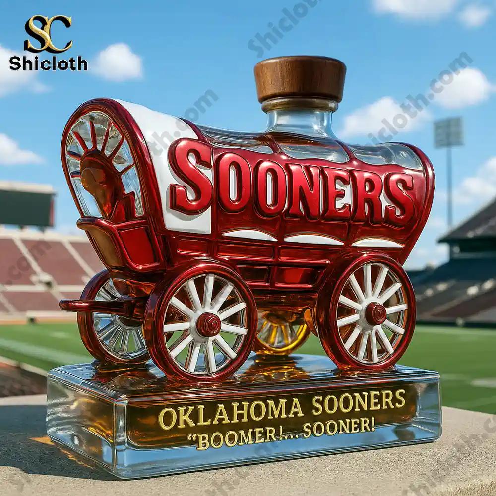 Oklahoma Sooners Limited Edition Christmas Gift Whiskey Bottle 3 Oklahoma Sooners Limited Edition Christmas Gift Whiskey Bottle - Image 3