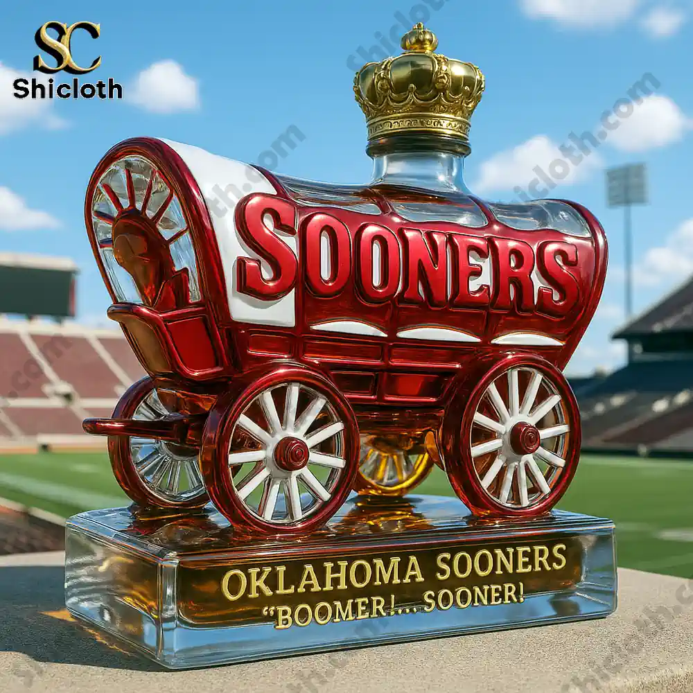 Oklahoma Sooners Limited Edition Christmas Gift Whiskey Bottle 4 Oklahoma Sooners Limited Edition Christmas Gift Whiskey Bottle - Image 4