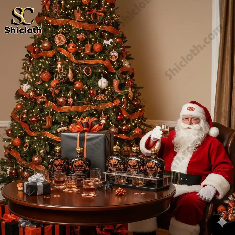 Osu Cowboys 124Th Anniversary Whiskey Bottle