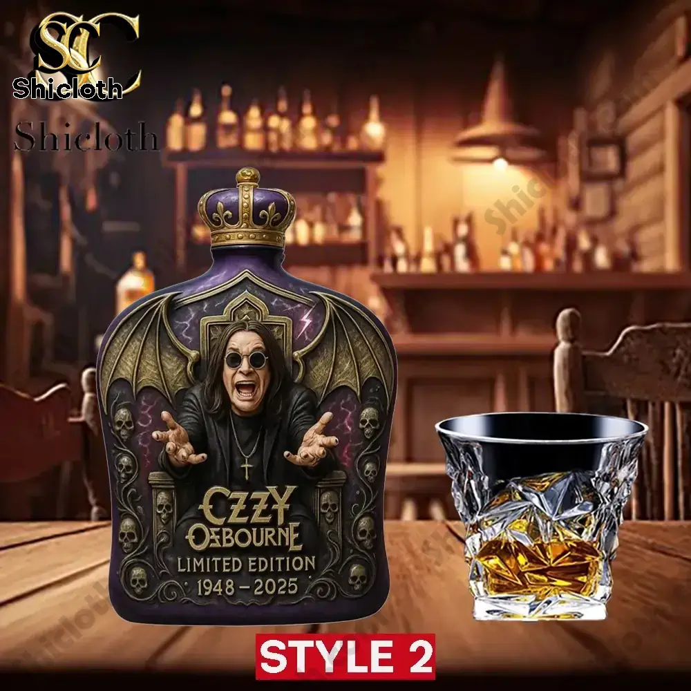Ozzy Osbourne Edition 1948-2025 Crown Royal Christmas Gift Whiskey Bottle 3 Ozzy Osbourne Edition 1948-2025 Crown Royal Christmas Gift Whiskey Bottle - Image 3