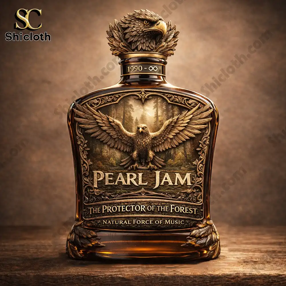 Demogorgon Sculpted Whiskey Glass 184 Pearl Jam themed eagle forest bottle product!