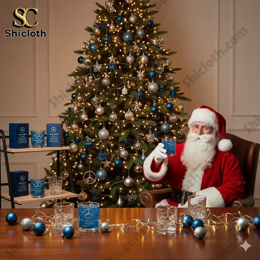 Personalized Merc Years Anniversary Whiskey Glass Christmas Gift