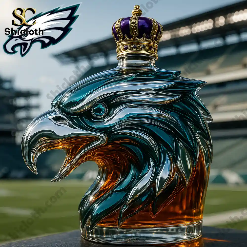 Philadelphia Eagles Limited Edition Christmas Gift Whiskey Bottle 3 Philadelphia Eagles Limited Edition Christmas Gift Whiskey Bottle - Image 3