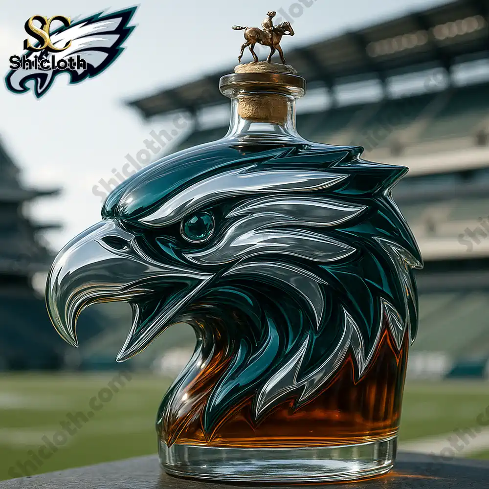 Philadelphia Eagles Limited Edition Christmas Gift Whiskey Bottle 5 Philadelphia Eagles Limited Edition Christmas Gift Whiskey Bottle - Image 5