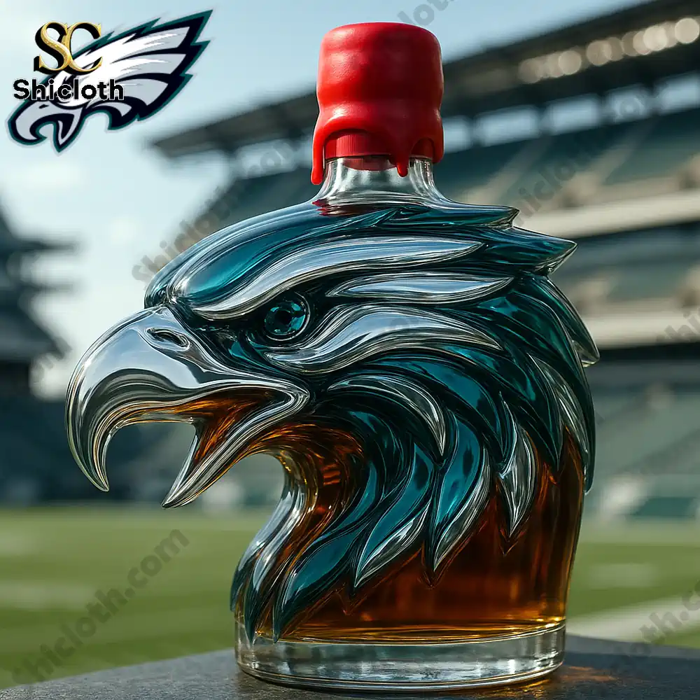 Philadelphia Eagles Limited Edition Christmas Gift Whiskey Bottle 6 Philadelphia Eagles Limited Edition Christmas Gift Whiskey Bottle - Image 6