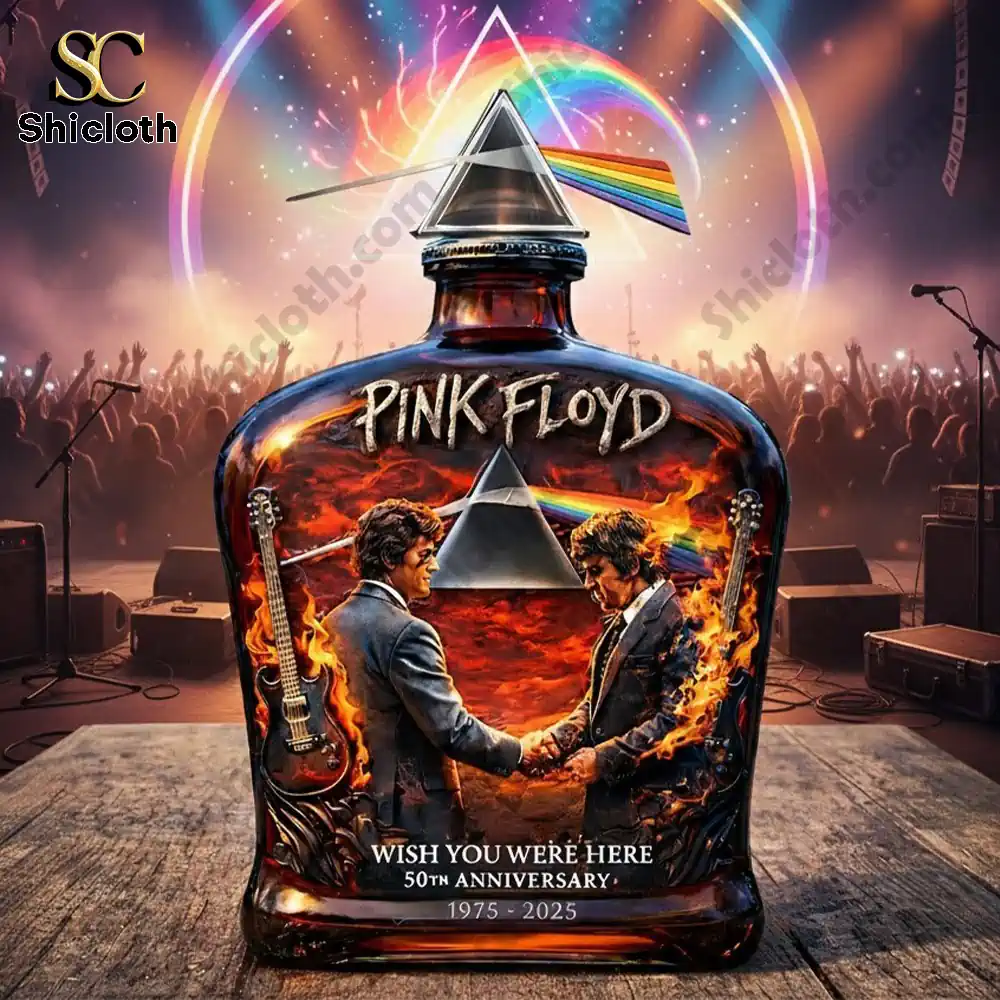 Demogorgon Sculpted Whiskey Glass 98 Pink Floyd Wish You Were Here anniversary decanter luxury music room