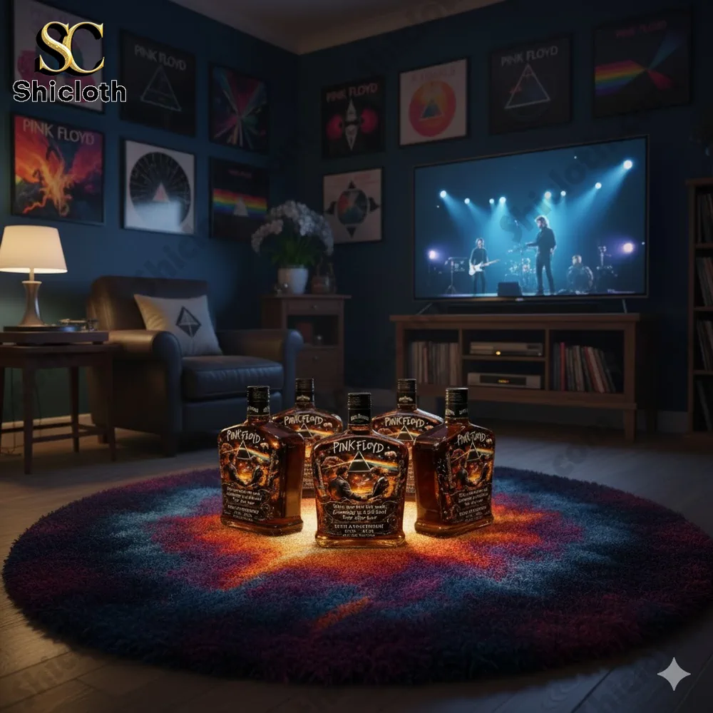 Demogorgon Sculpted Whiskey Glass 100 Pink Floyd Wish You Were Here decanter concert stage background