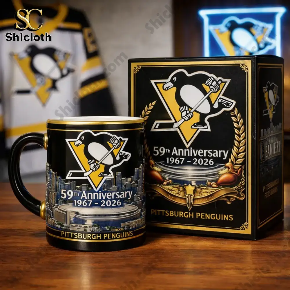 Alternative view of Pittsburgh Penguins 59th Anniversary Commemorative Mug