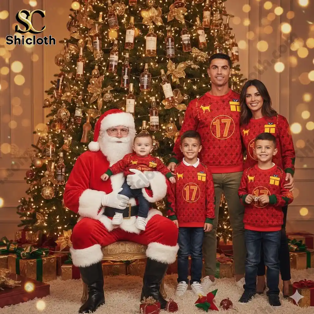 Portugal Football Cristiano Ronaldo 17 Christmas Jumper