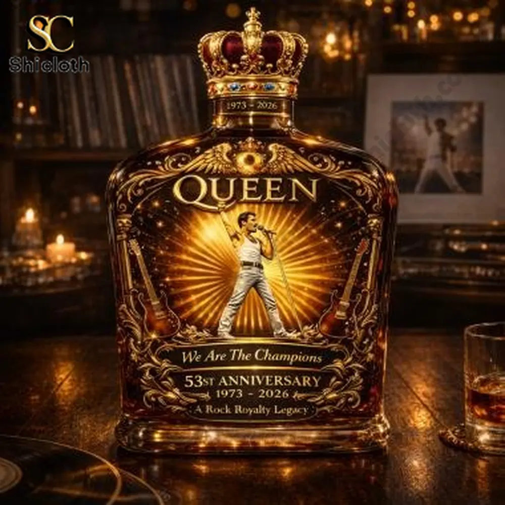 Demogorgon Sculpted Whiskey Glass 82 Queen We Are The Champions anniversary whiskey decanter!