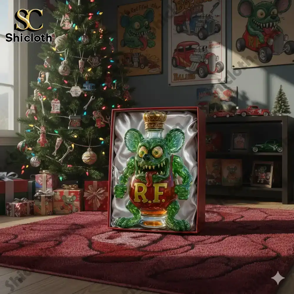 Rat Fink Limited Edition Christmas Gift Whiskey Bottle
