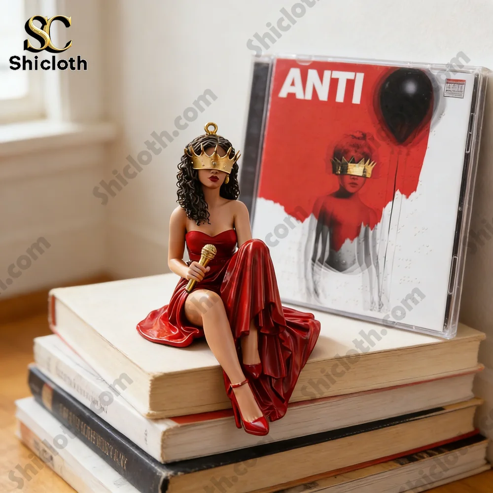 Rihanna ANTI Era Cultural Icon Collectible Desk Companion 3D Resin Figurine