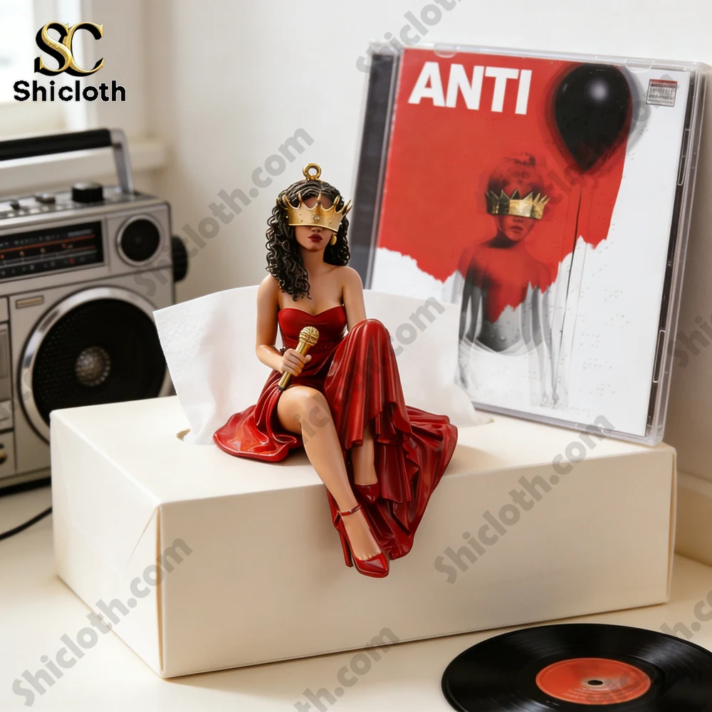 Alternative view of Rihanna ANTI Era Cultural Icon Collectible Desk Companion 3D Resin Figurine