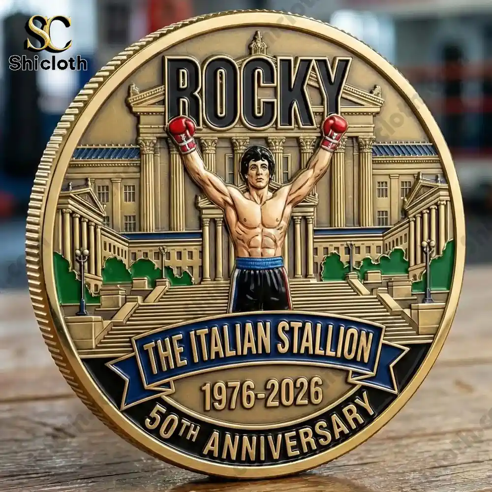 Rocky Italian Stallion 50th Anniversary Coin