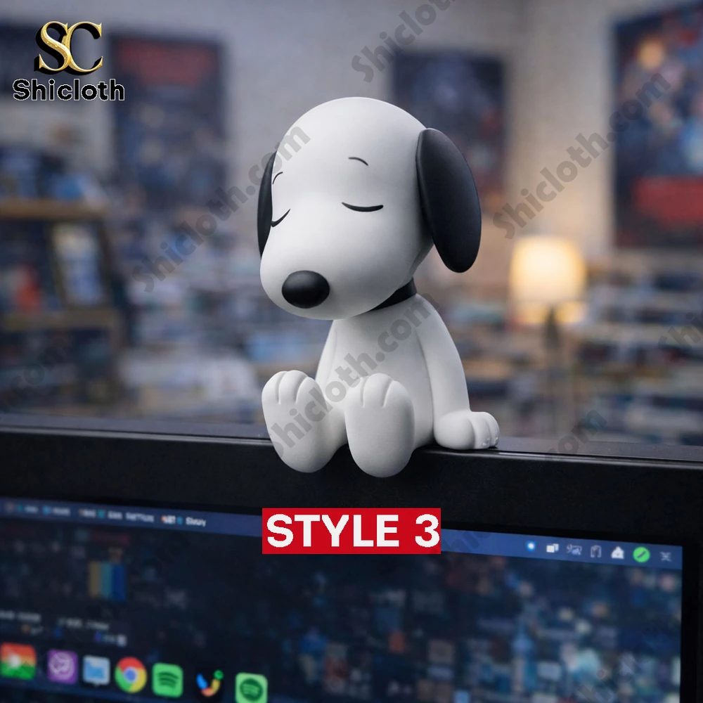 Alternative view of Snoopy Peanuts Desk Companion 3D Resin Figurine